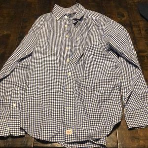 Vineyard Vines Blue Checkered Button Down